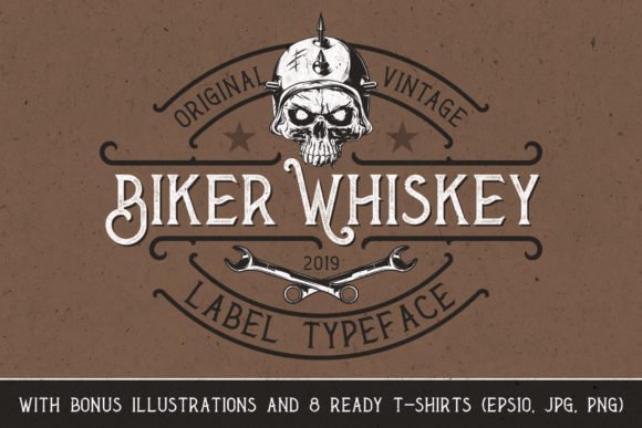 Biker Whiskey: Integrating a Vintage Display Font into Modern Creative Workflows