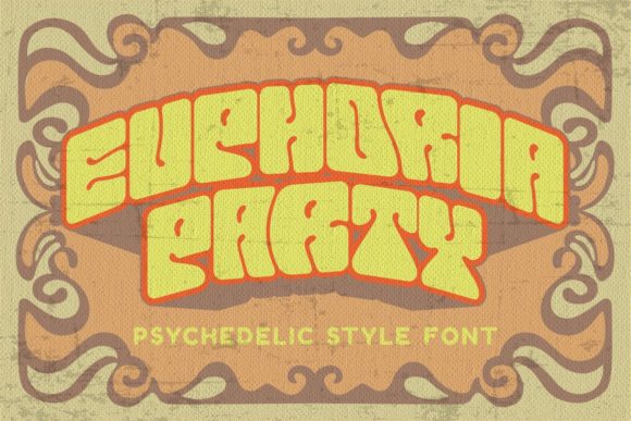 Euphoria Party: A Retro Display Font for Creative Projects