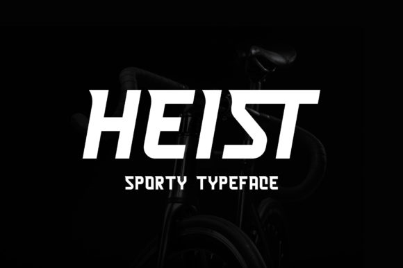 Heist: A Bold Display Font for High-Energy Branding