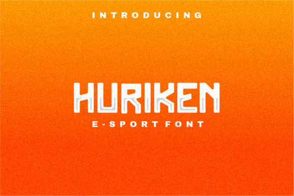 Huriken: The Bold Display Font for Assertive Branding