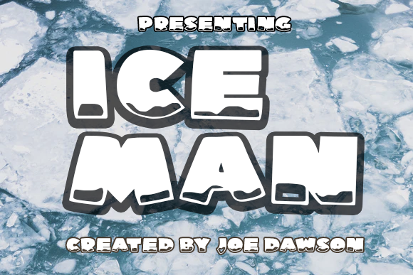 Ice Man: The Cartoon-Styled Display Font for Warm Summer Days