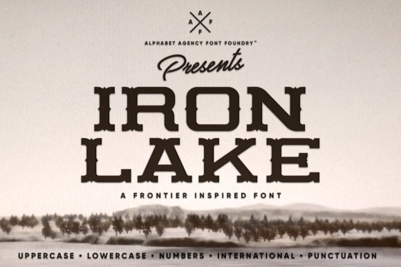 Iron Lake: Bold Typography for Impactful Branding