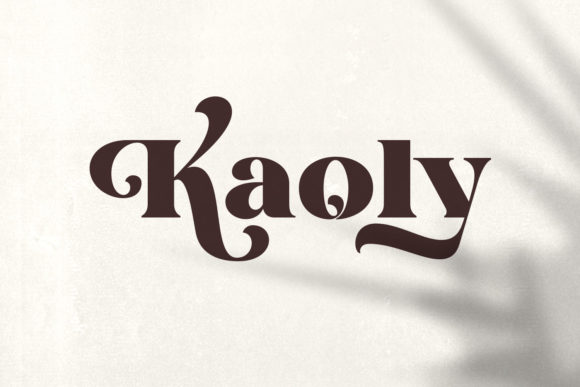 Kaoly: The Elegant Display Font for Your Next Project