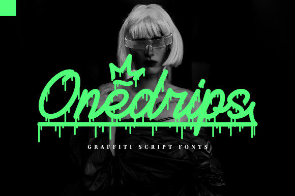 Onedrips: The Spooky Display Font for Creators