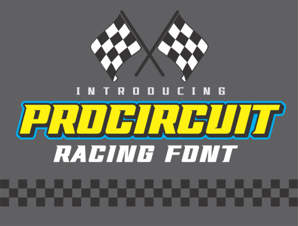 Pro Circuit: The Modern Racing Font for Bold Branding