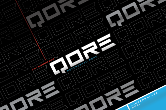 Qore: The Bold Futuristic Font for Modern Design