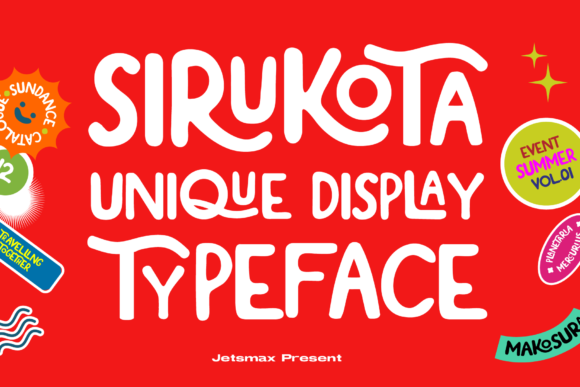 Sirukota Typeface: A Quirky Display Option for Projects Needing Heart and Soul