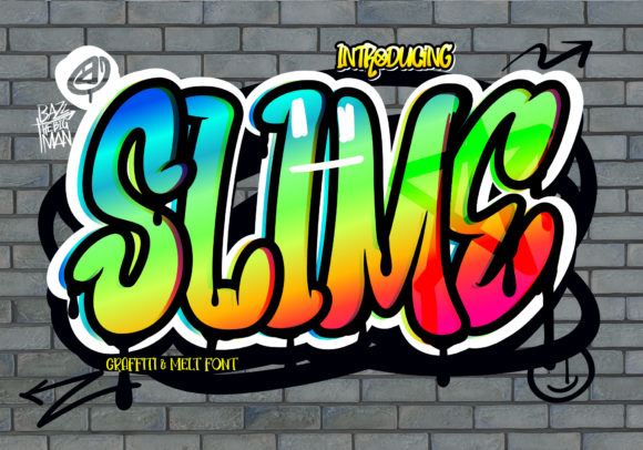 Slime Font: Injecting Street Art Energy into Your Brand
