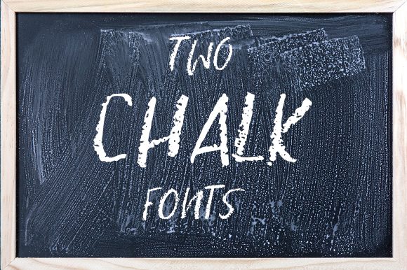 Two Chalk: A Modern Brushed Display Font for Impactful Design