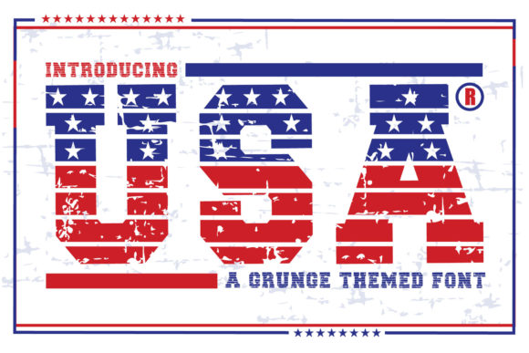 Usa Grunge: The Bold Font for Speed and Sports