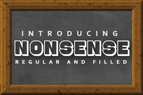 Why Nonsense is the Perfect 3D Display Font