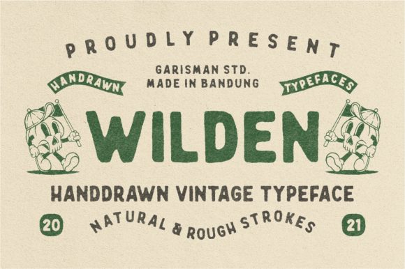 Wilden: The Vintage Display Font for Authentic Branding